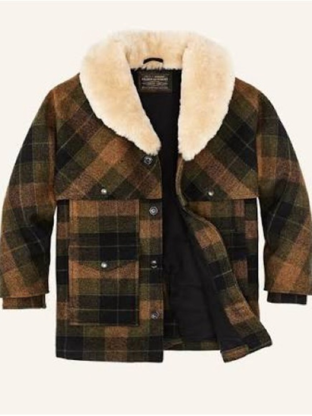 FILSON LINED MACKINAW WOOL
PACKER COAT - SOLD OUT EVERYWHERE!